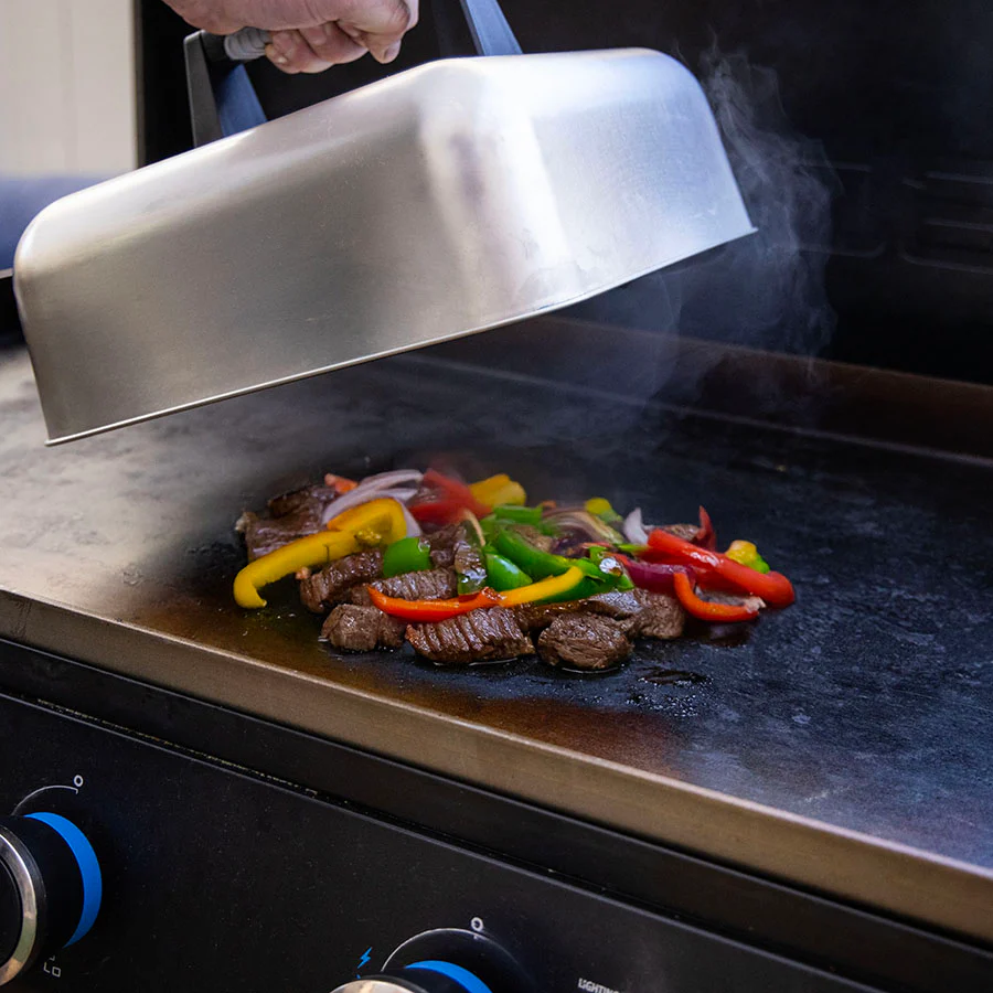 PB 12" Griddle Basting Cover - Square - Image 2