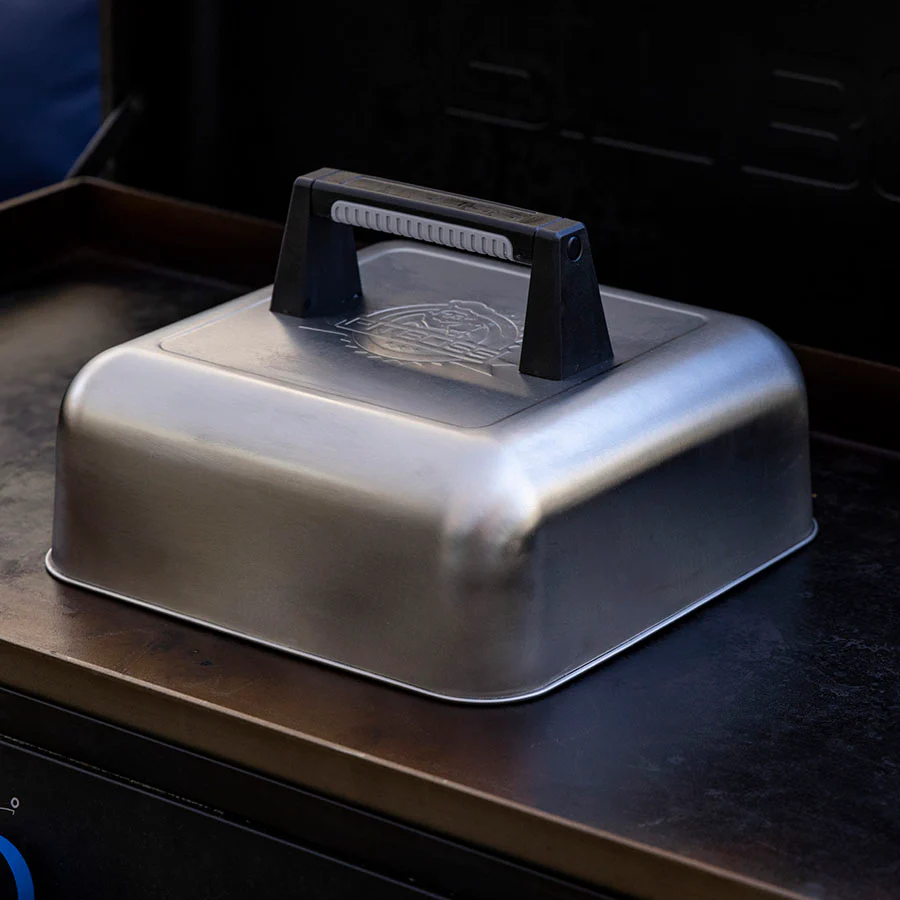 PB 12" Griddle Basting Cover - Square - Image 3