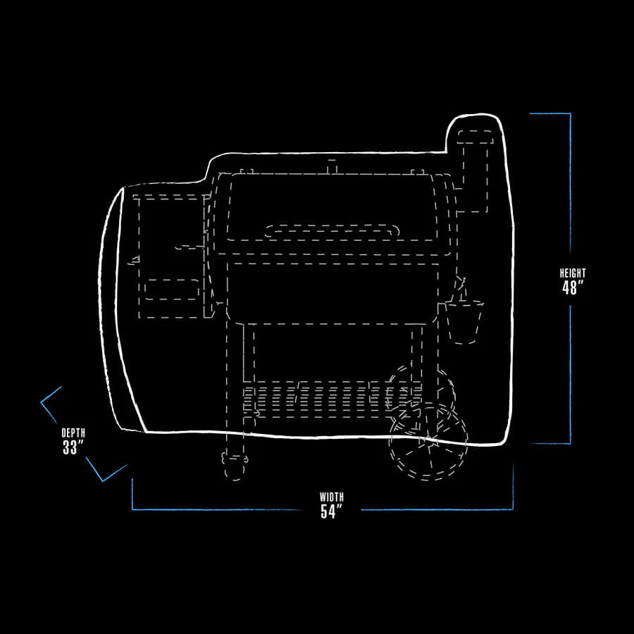 1000T4 Grill Cover - Image 2