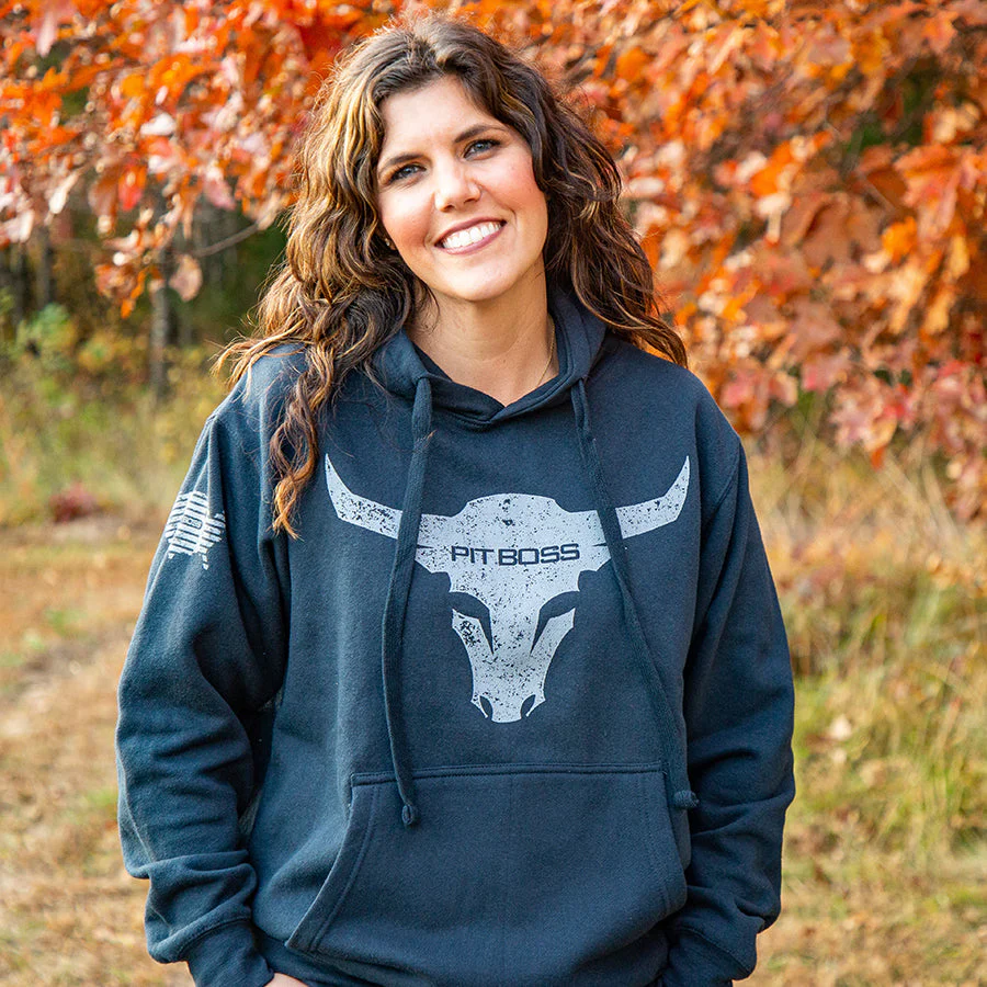 Men’s Midnight Navy Bull Hoody - Image 3