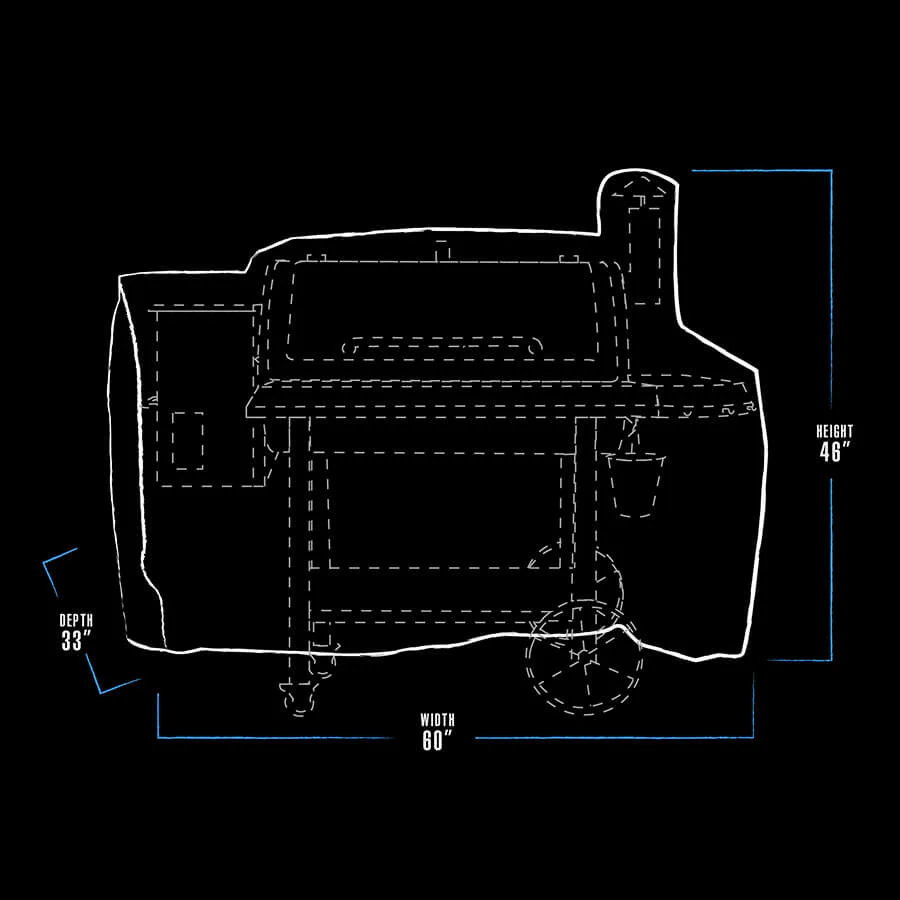 1000R2 Wood Pellet Grill Cover - Image 2