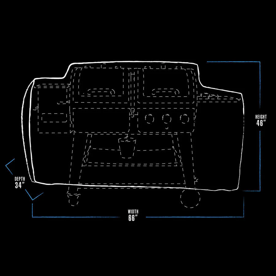 1230 Combo Grill Cover - Image 2