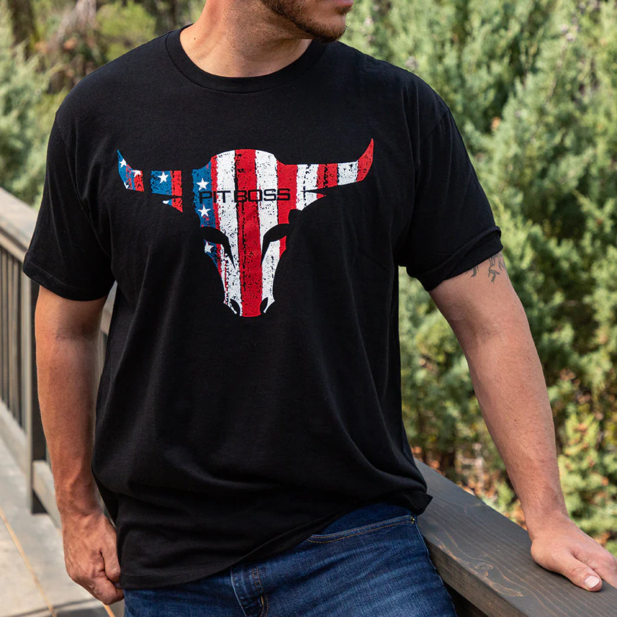 American Bull Men’s T-Shirt - Black - Image 3