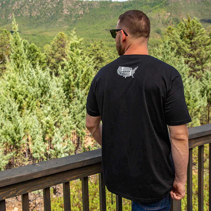 American Bull Men’s T-Shirt - Black - Image 4