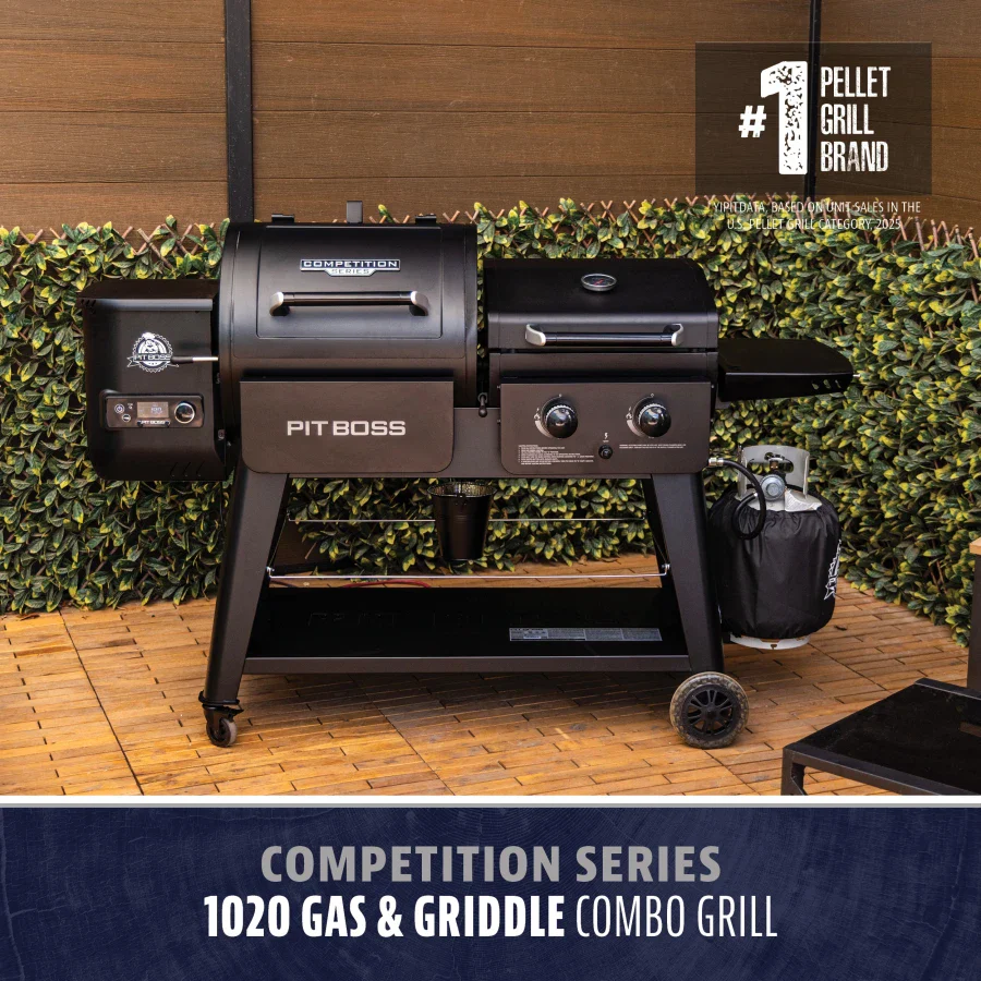 Pit Boss Competition Series Pellet Grill & Gas Griddle Combo - Image 2