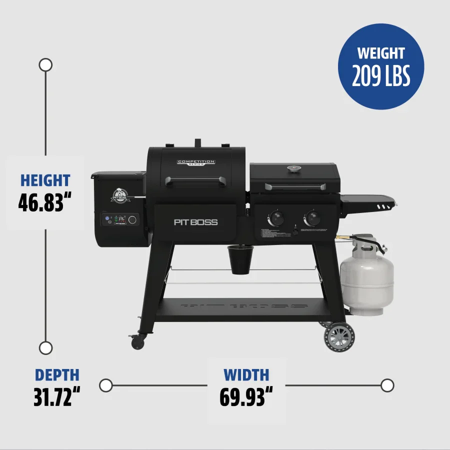 Pit Boss Competition Series Pellet Grill & Gas Griddle Combo - Image 7