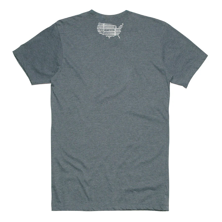 Men’s Heather American Bull T-Shirt - Image 2