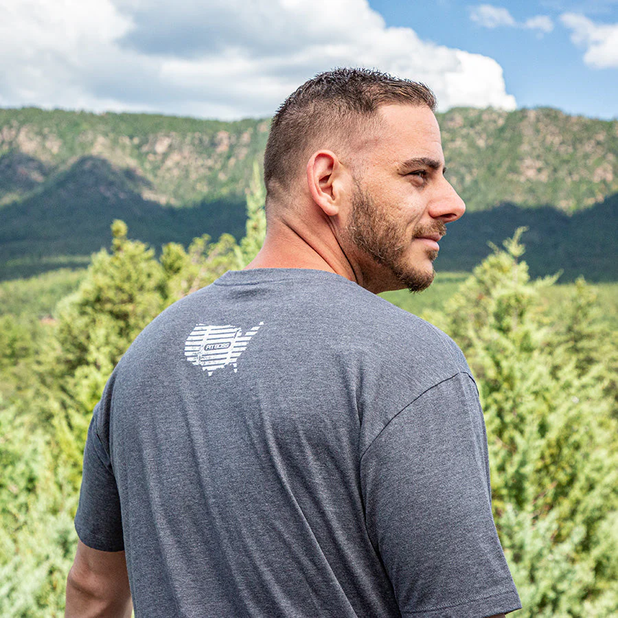 Men’s Heather American Bull T-Shirt - Image 4