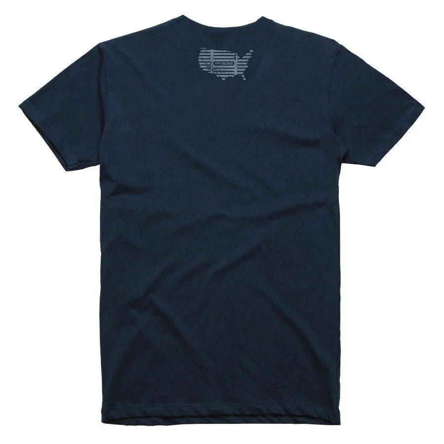 Men’s Midnight Navy Bull T-Shirt - Image 2