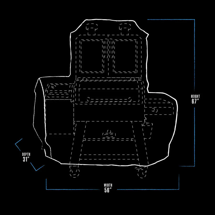 Platinum Lockhart Combo Grill Cover - Image 4