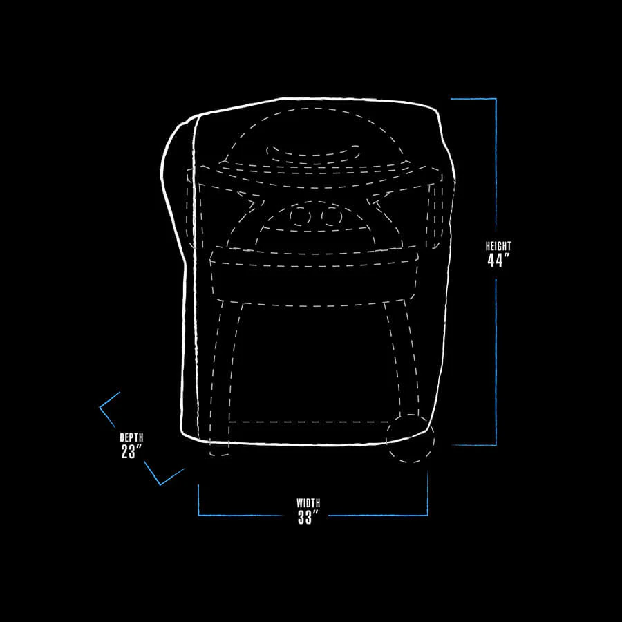 Portable Gas Grill with Cart Cover - PB2BPGG - Image 4