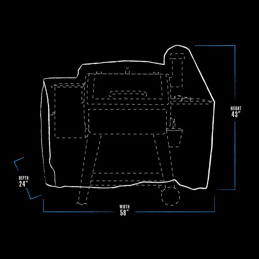 Universal 800 Grill Cover - Image 2